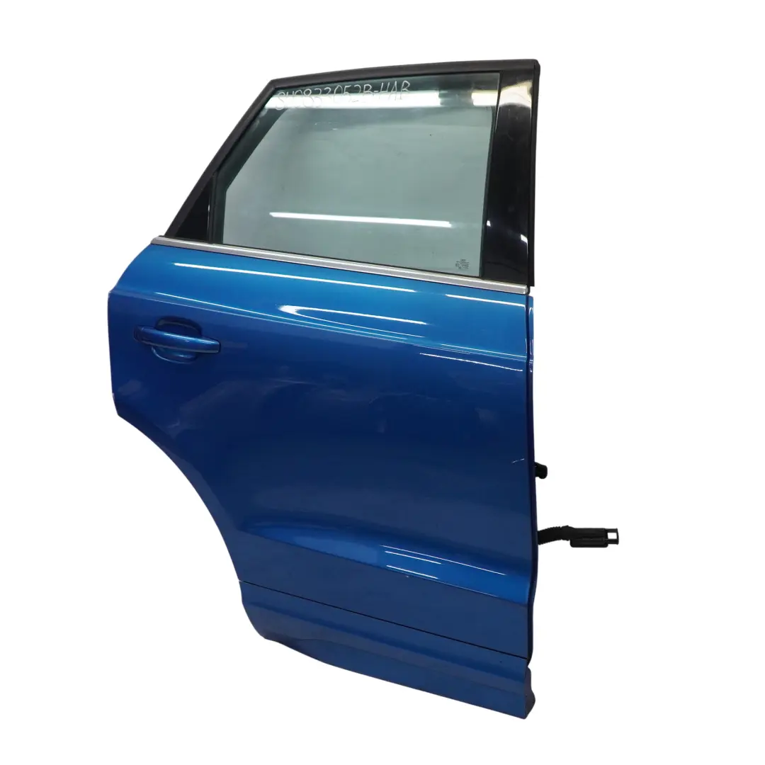 Audi Q3 8U Door Rear Right O/S Covering Panel Hainan Blue Metallic - X5K