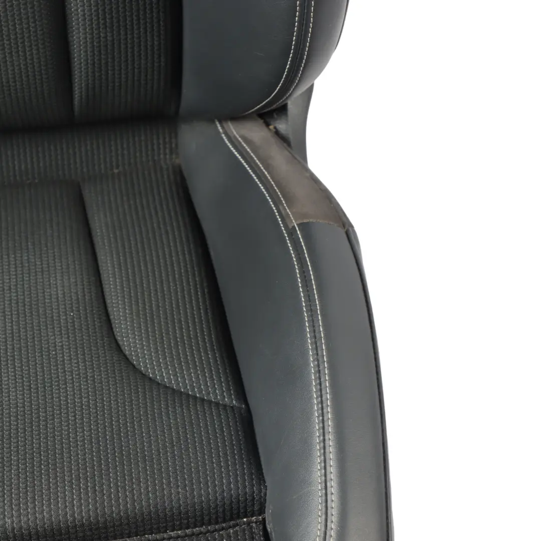 Audi Q3 8U Sport Seat Front Right O/S S-Line Interior Half Leather Black Silver