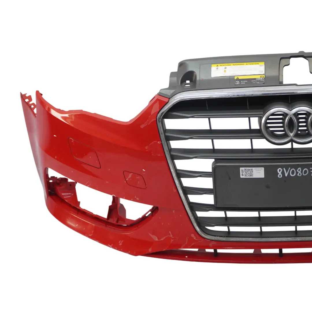 Audi A3 8V Front Bumper Trim Panel Cover Misano Red Pearl - Z3M