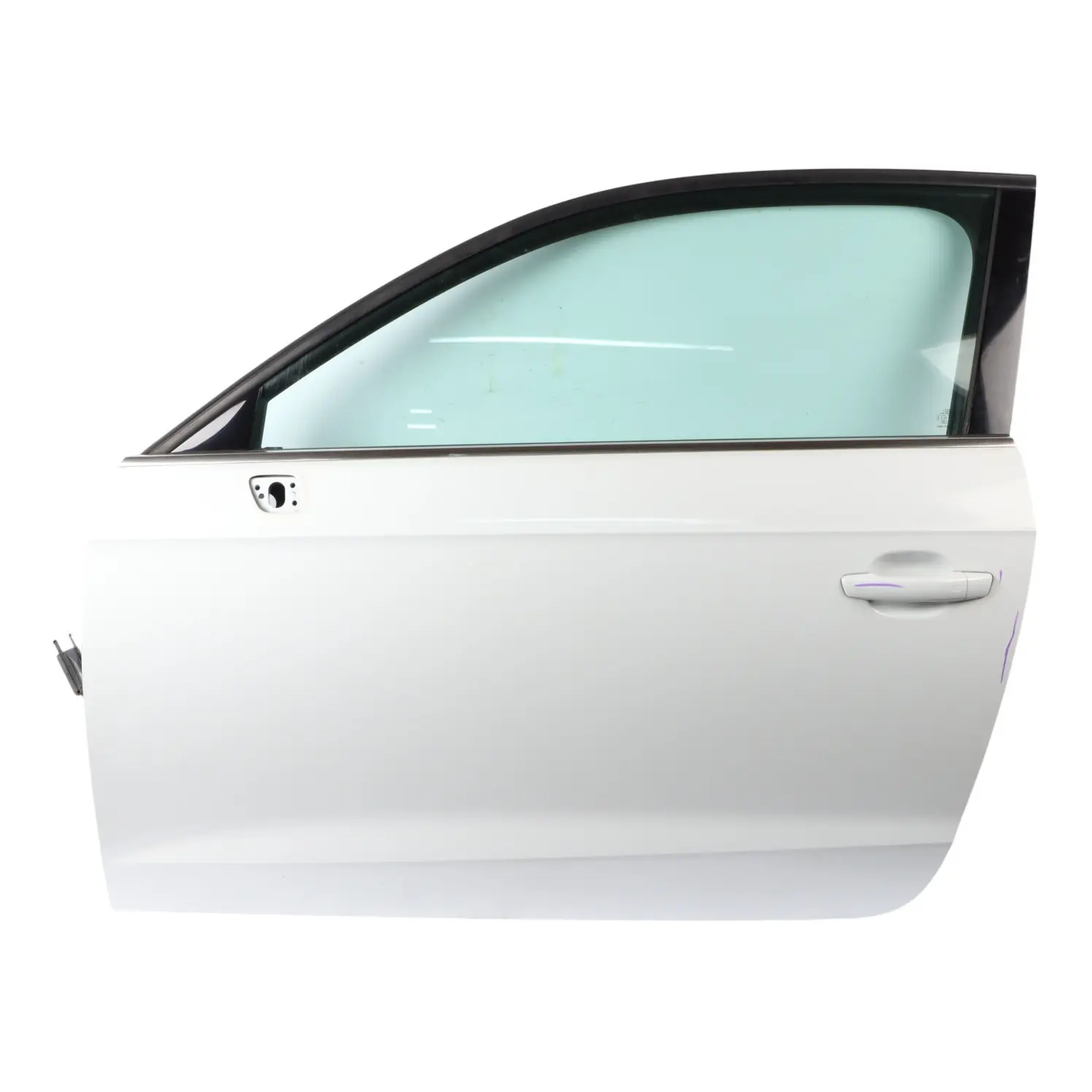 Audi A3 8V Hatchback Door Front Left N/S Covering Panel Glacier White Pearl S9R