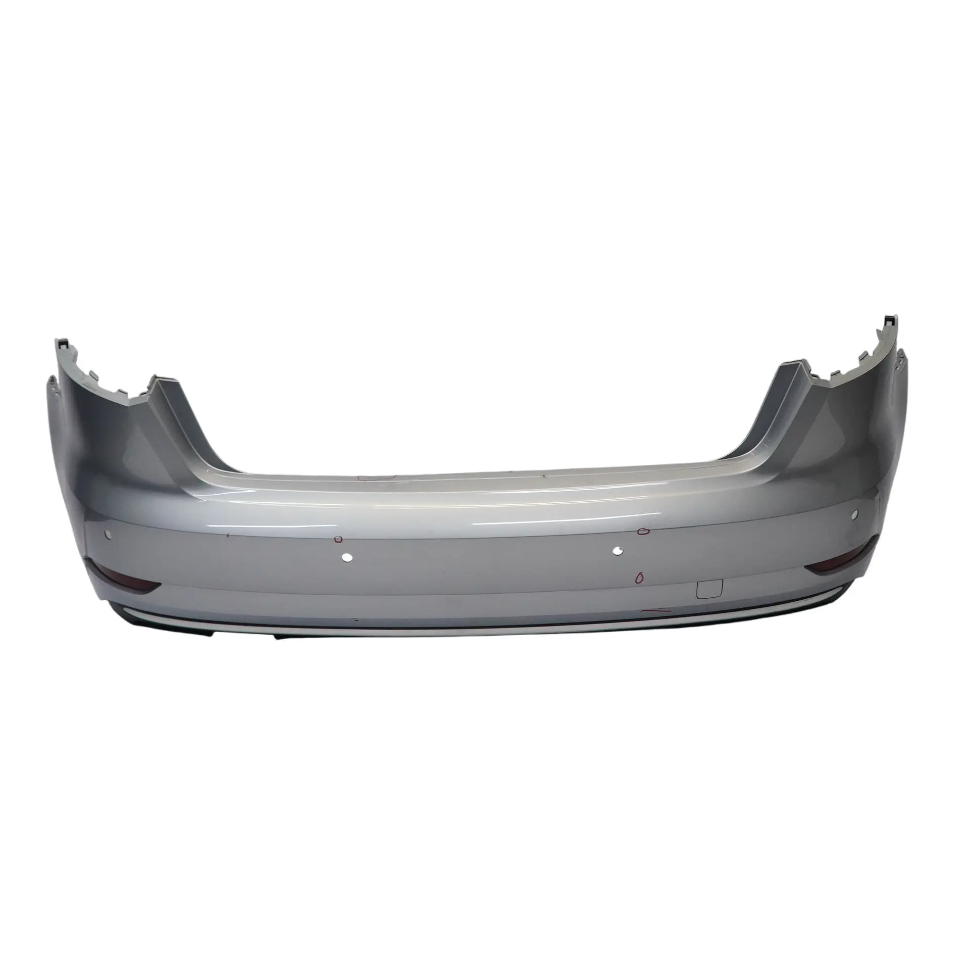 Audi A3 8V Rear Bumper Trim Panel Covering Foil Silver Metallic - Z7G