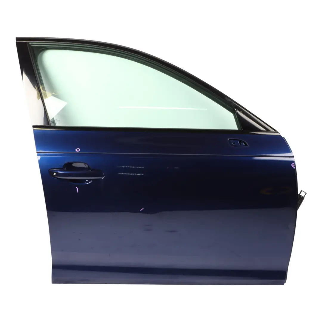 Audi A4 B9 Door Front Right O/S Covering Panel Navarra Blue Metallic - H5X