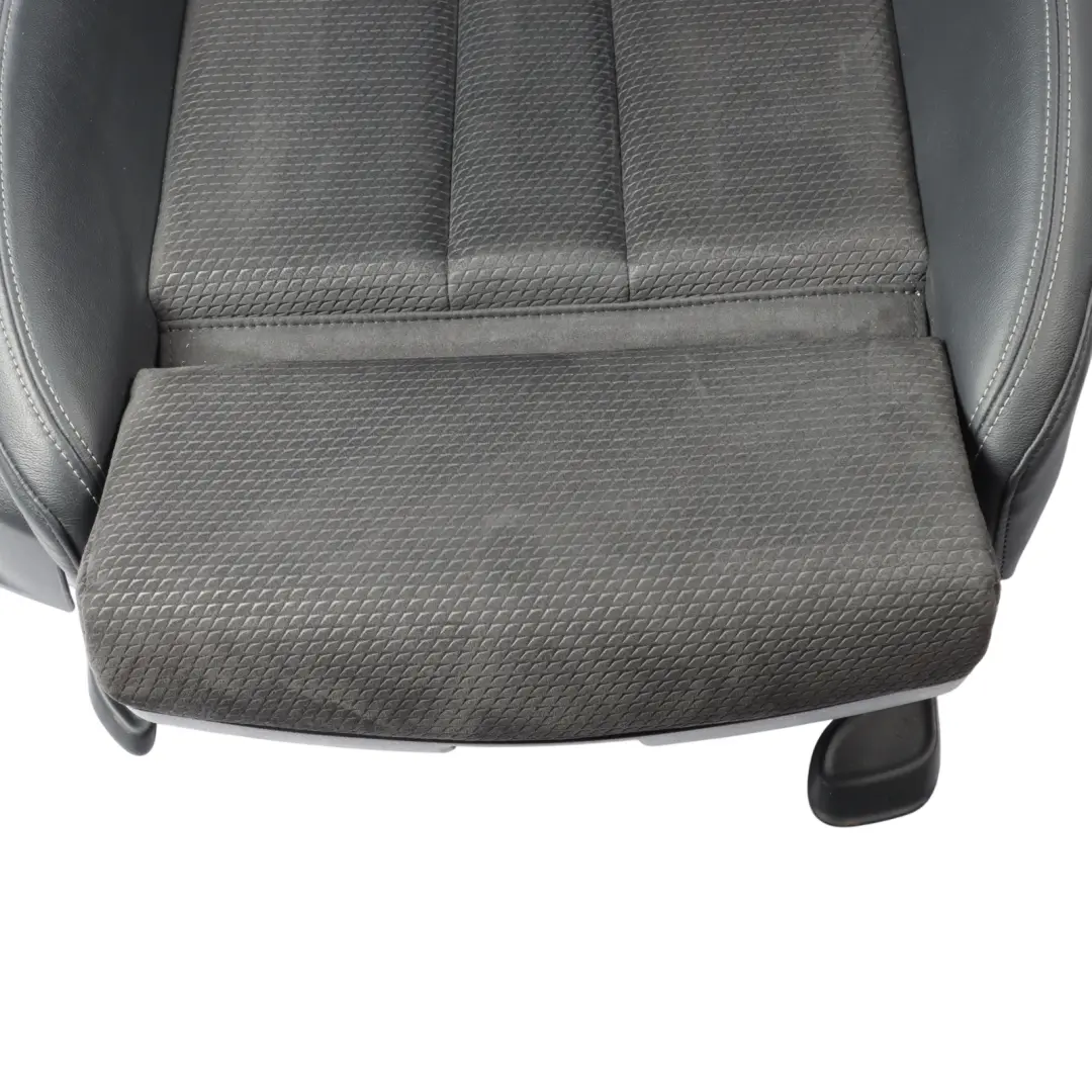 Audi A5 F5 Sport Seat Front Right O/S S-Line Heated Alcantara Leather Black Grey