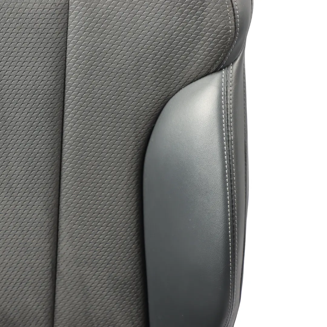 Audi A5 F5 Sport Seat Front Right O/S S-Line Heated Alcantara Leather Black Grey