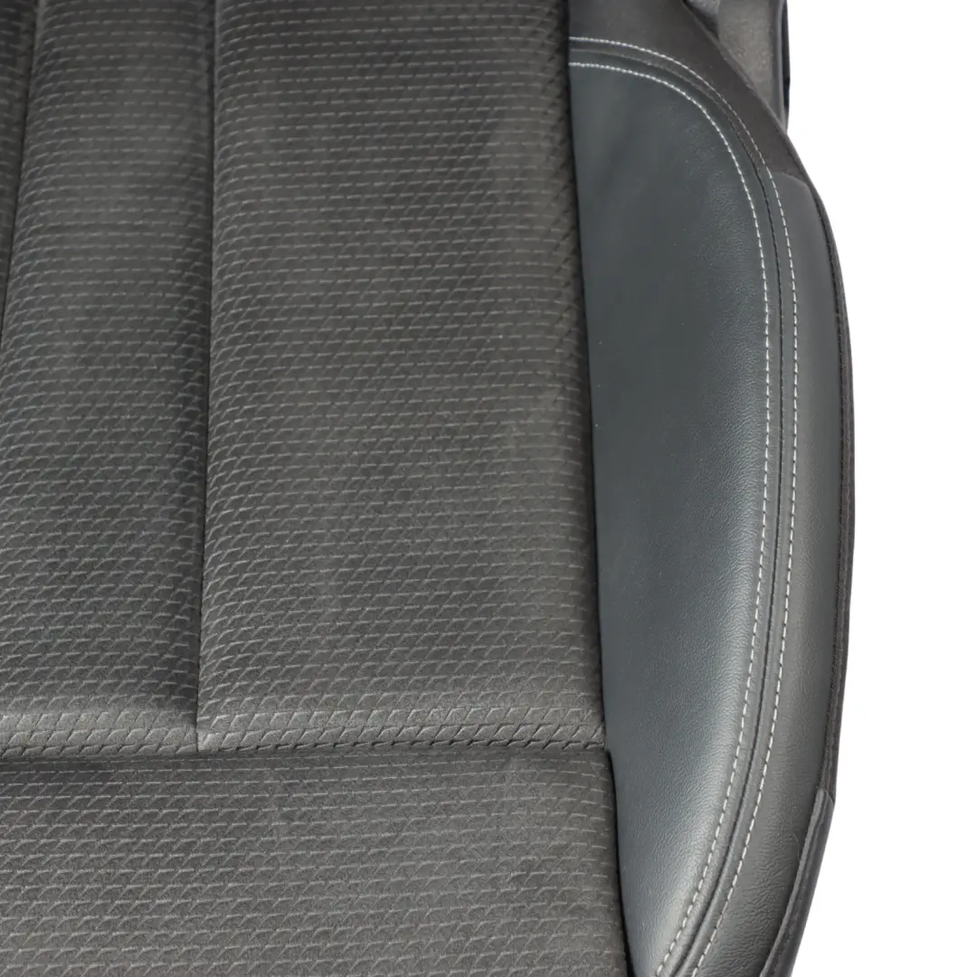 Audi A5 F5 Sport Seat Front Right O/S S-Line Heated Alcantara Leather Black Grey