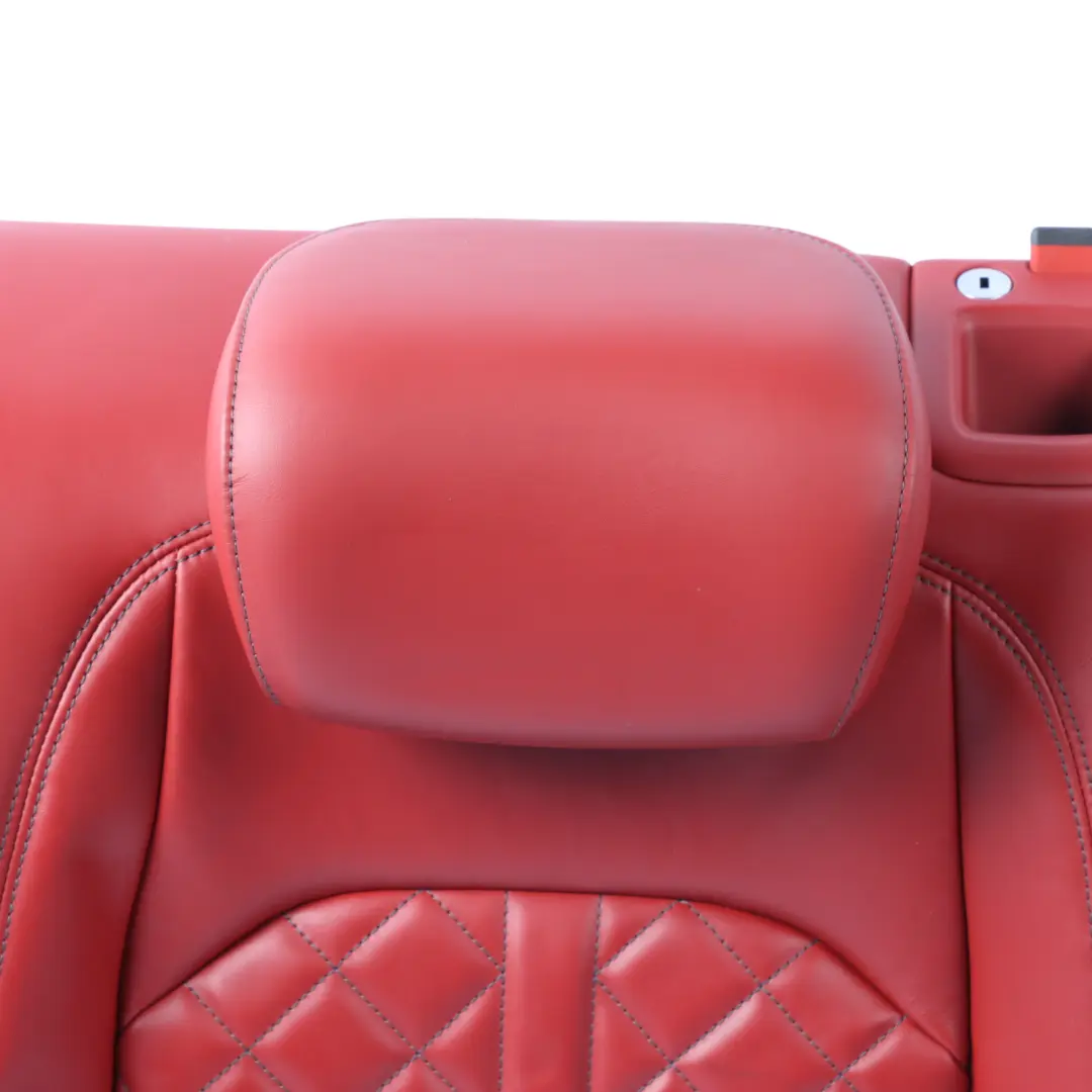 Audi A4 S4 B9 Back Seat Backrest Armrest Rear Left N/S Leather Red 8W0885805M