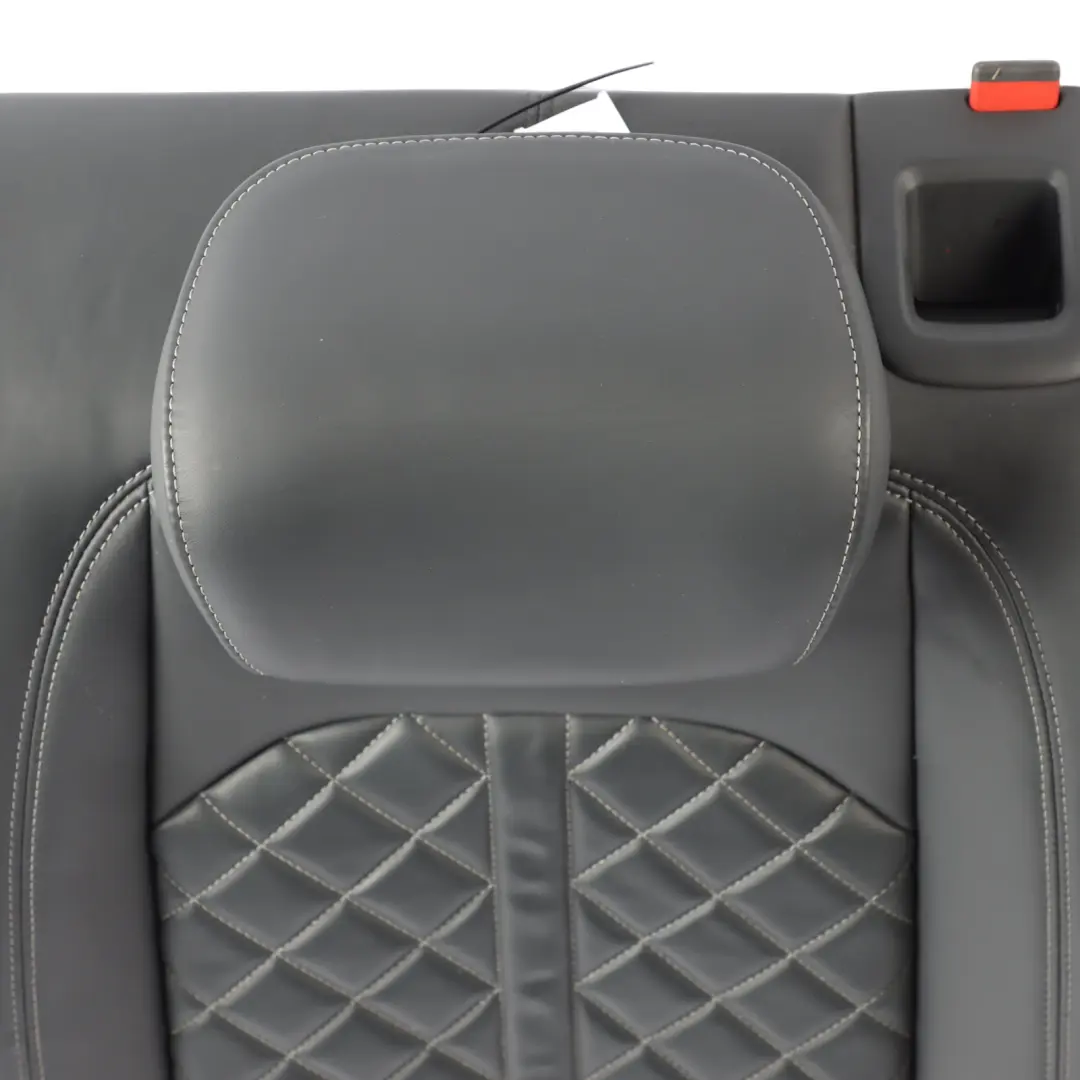 Audi A4 S4 B9 Back Seat Backrest Armrest Rear Left N/S Leather Black 8W0885805M