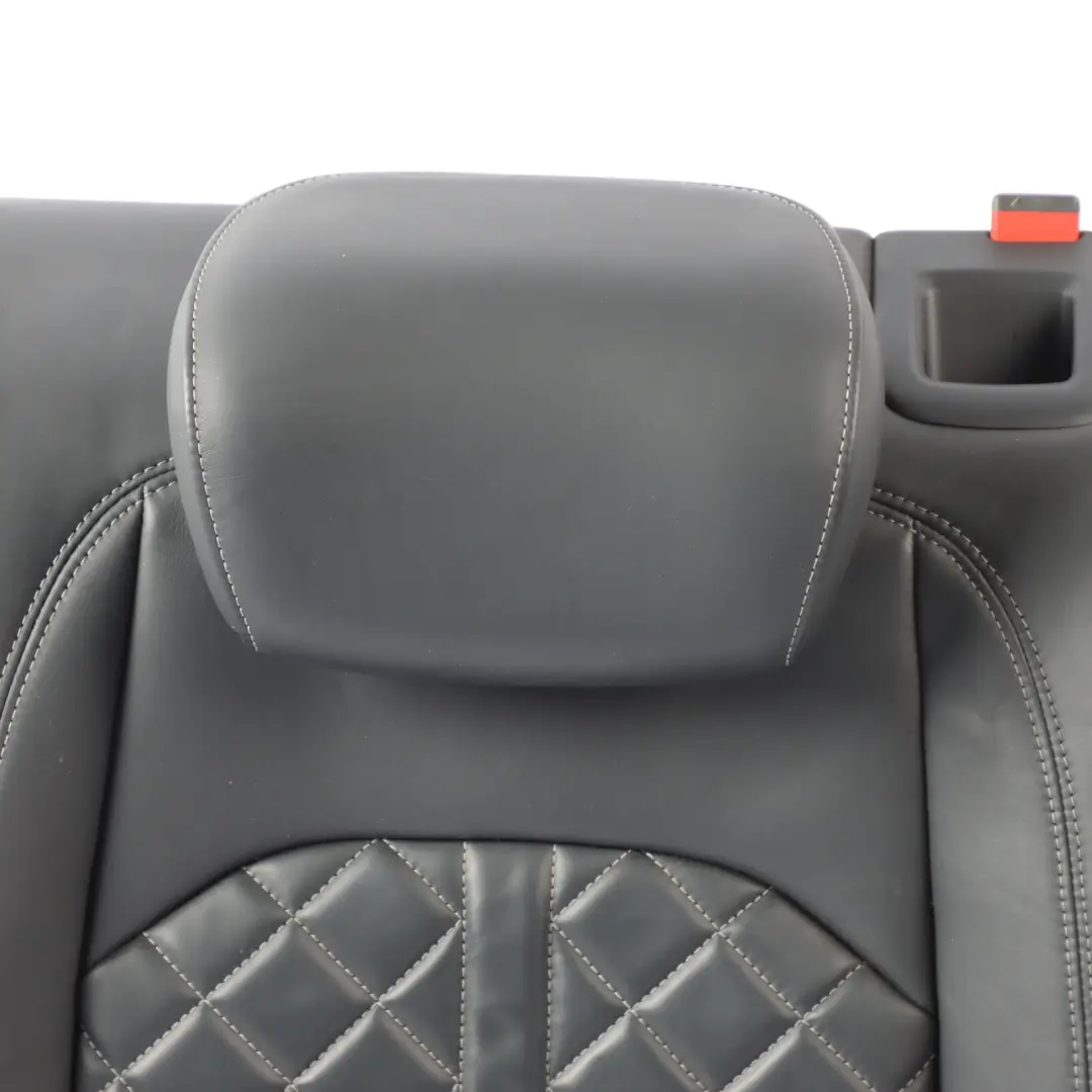 Audi A4 S4 B9 Back Seat Backrest Armrest Rear Left N/S Leather Black 8W0885805M