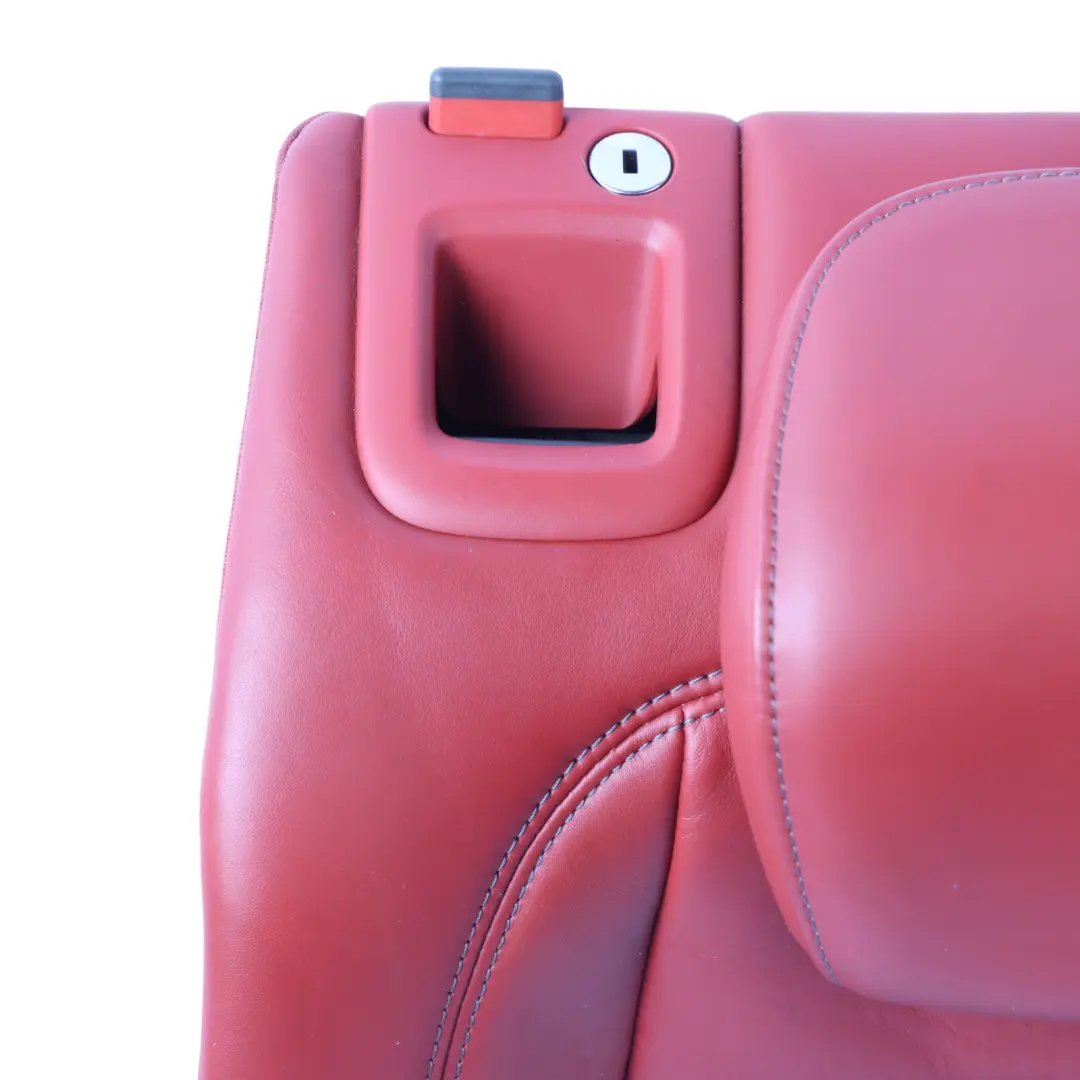 Audi A4 S4 B9 Back Seat Backrest Armrest Rear Right O/S Leather Red 8W0885806M