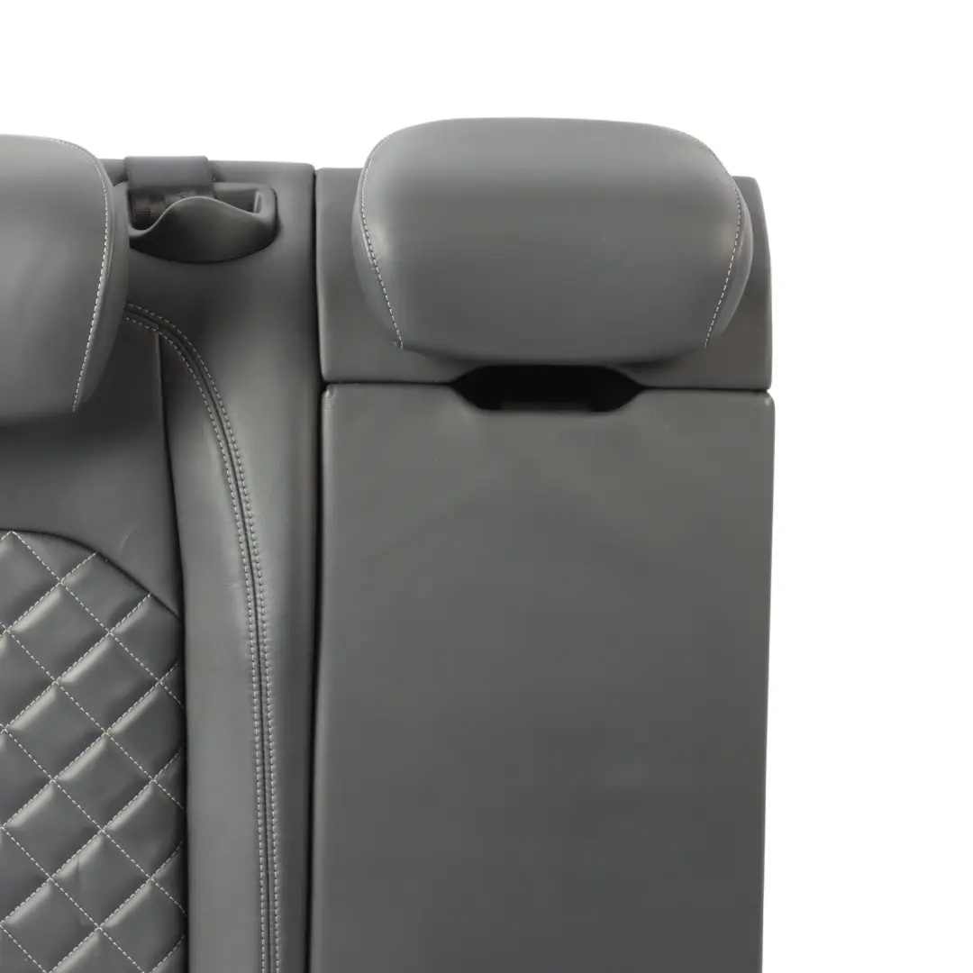 Audi A4 S4 B9 Back Seat Backrest Armrest Rear Right O/S Leather Black 8W0885806M