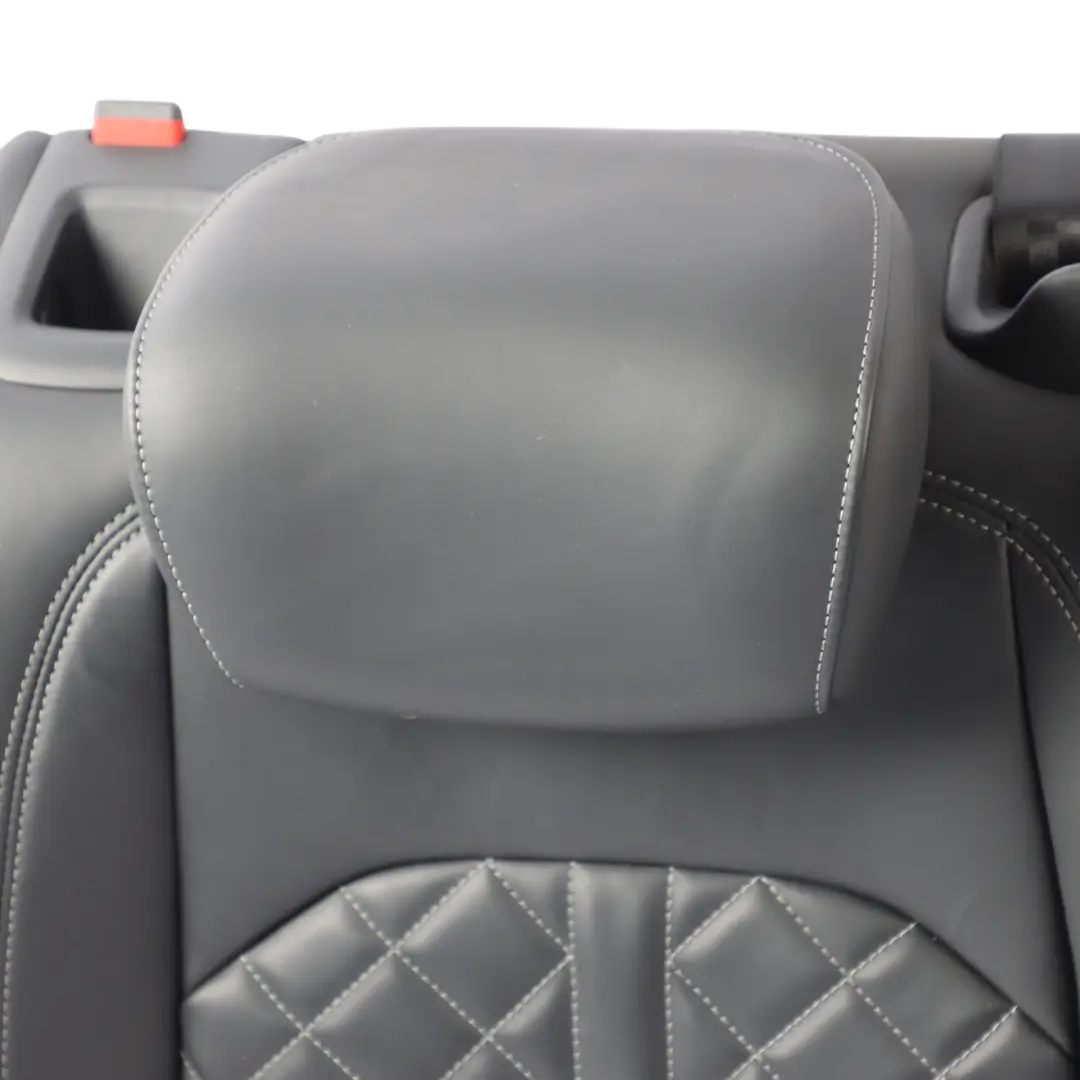 Audi A4 S4 B9 Back Seat Backrest Armrest Rear Right O/S Leather Black 8W0885806M