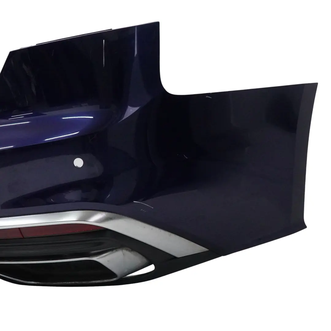 Audi A5 F5 Rear Bumper S-Line Trim Panel Covering Navarra Blue Metallic - H5X