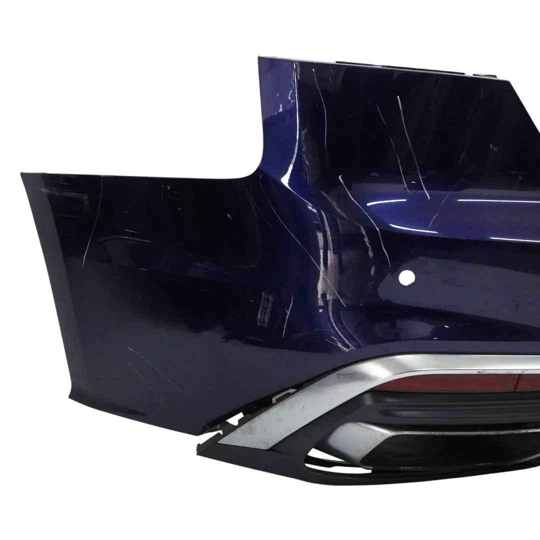 Audi A5 F5 Rear Bumper S-Line Trim Panel Covering Navarra Blue Metallic - H5X