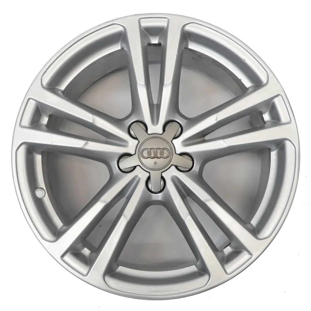 Audi A1 8X Silberne Alufelge 17" 7,5J ET34 Doppelsternspeiche 8X0601025BR