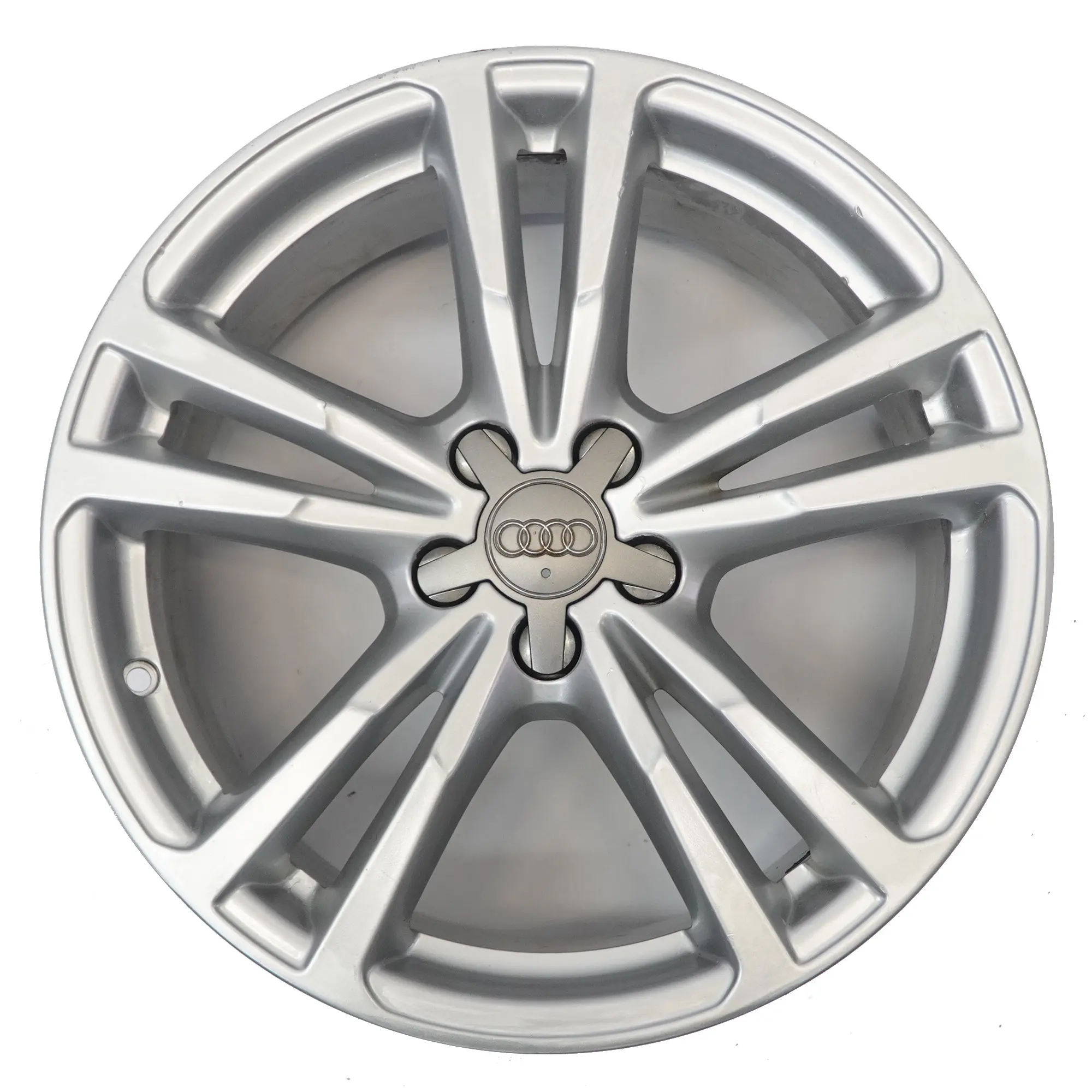 Audi A1 8X Silver Alloy Wheel Rim 17" 7.5J ET34 Double Star Spoke 8X0601025BR