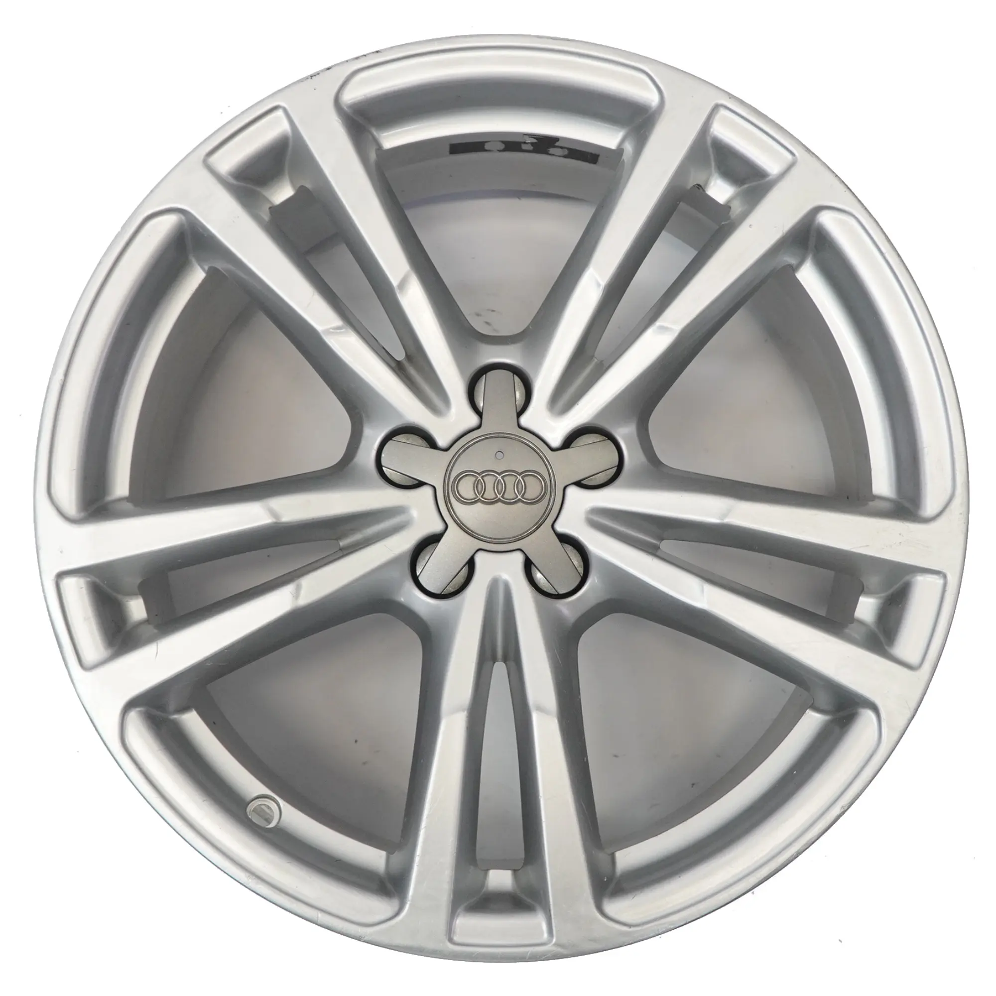 Audi A1 8X Silver Alloy Wheel Rim 17" 7.5J ET34 Double Star Spoke 8X0601025BR