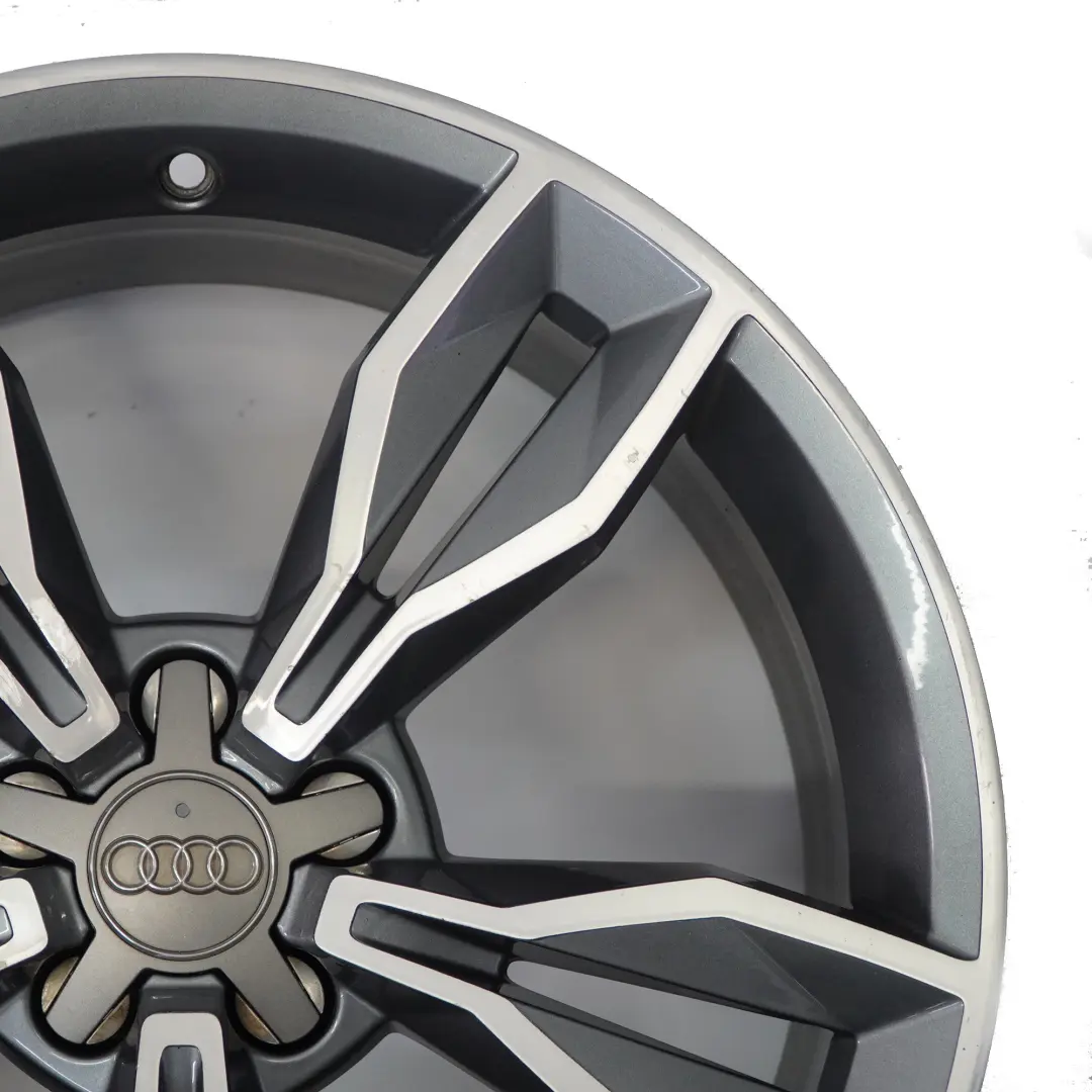 Audi A1 S1 8X Silver Alloy Wheel Rim 18" 7.5J ET:37,5 Star Spoke 8X0601025BS