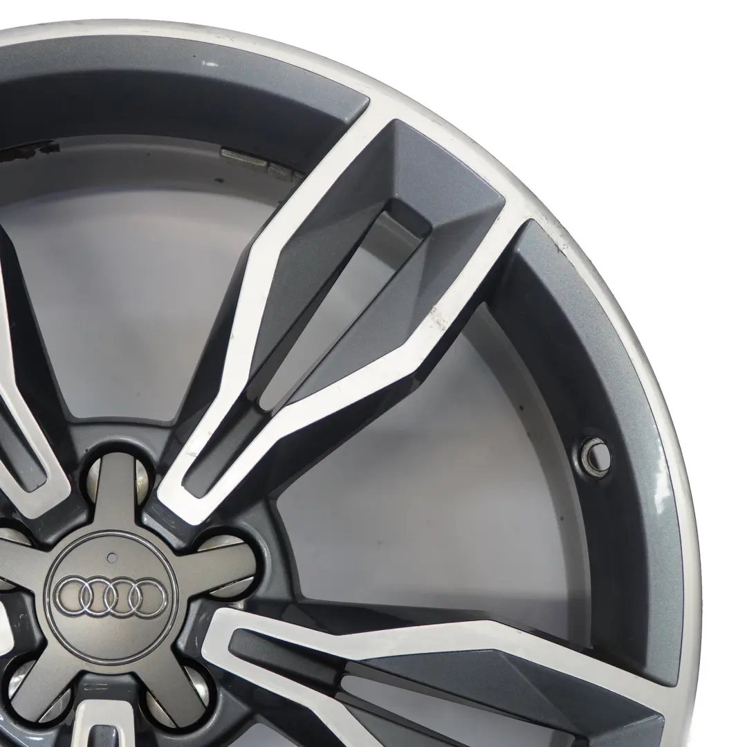 Audi A1 S1 8X Silver Alloy Wheel Rim 18" 7.5J ET:37,5 Star Spoke 8X0601025BS