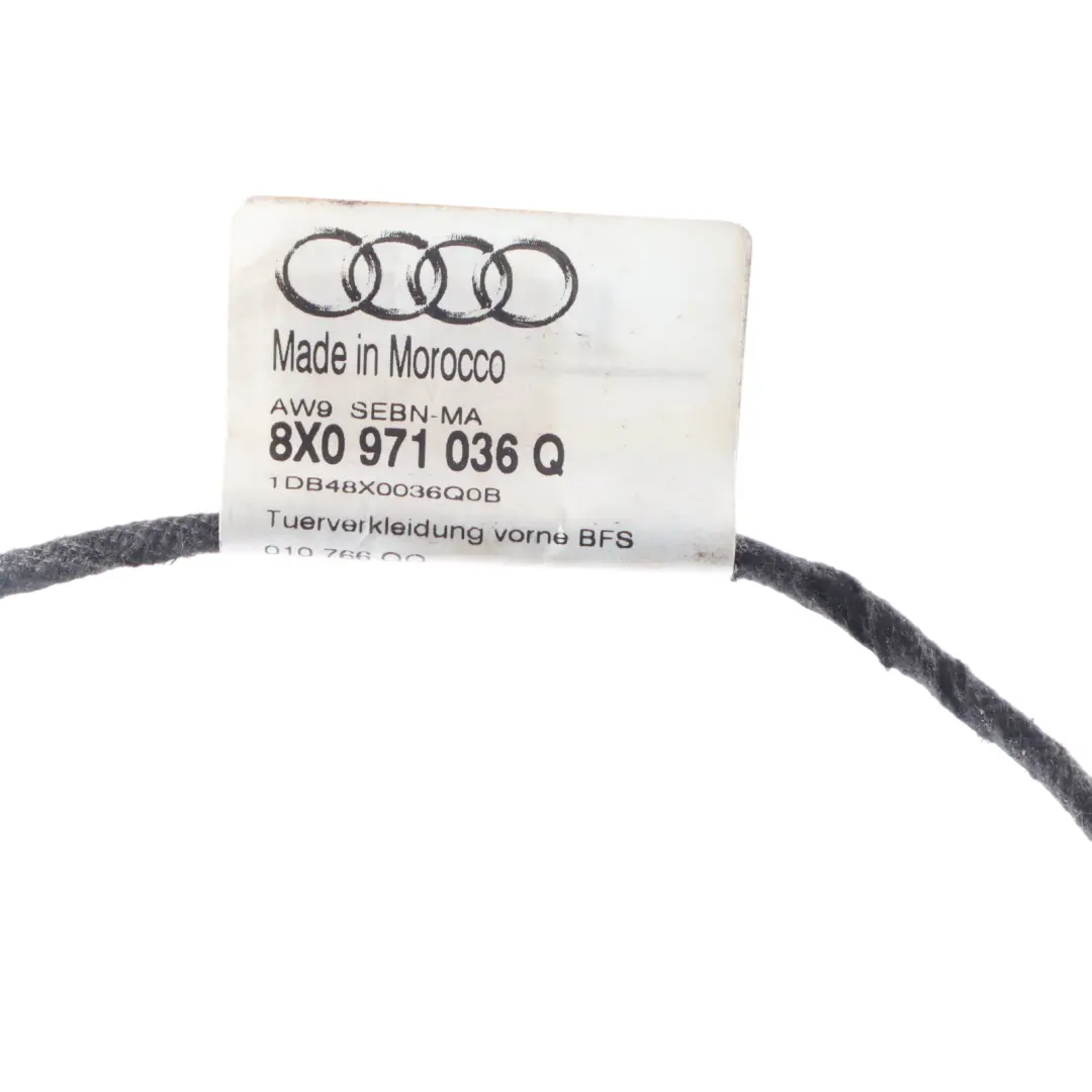 Audi A1 8X Front Passenger Side Door N/S Window Switch Loom Cable 8X0971036Q