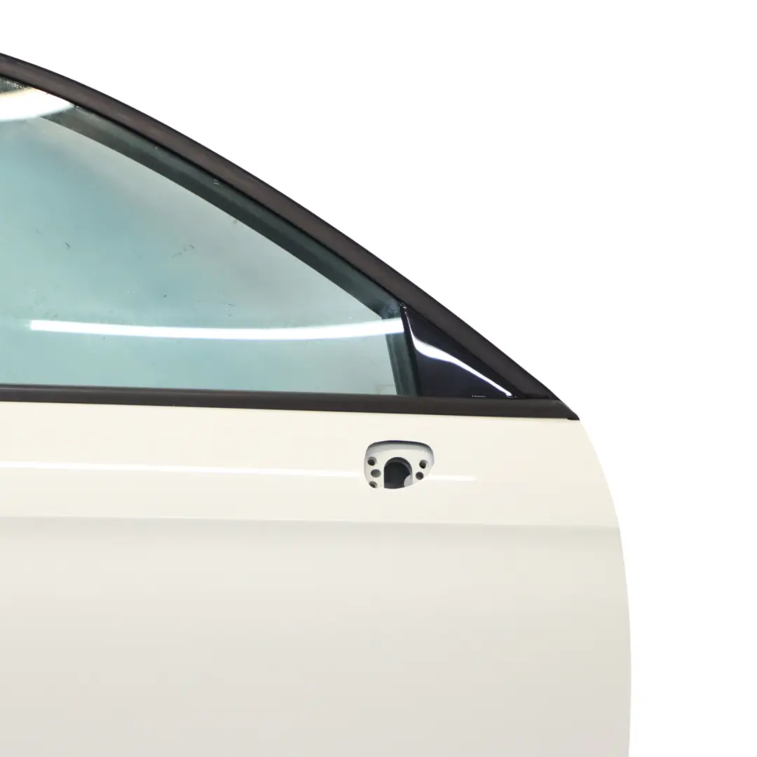 Audi A1 8X Hatchback Door Front Right O/S Covering Panel Amalfi White - Y9K