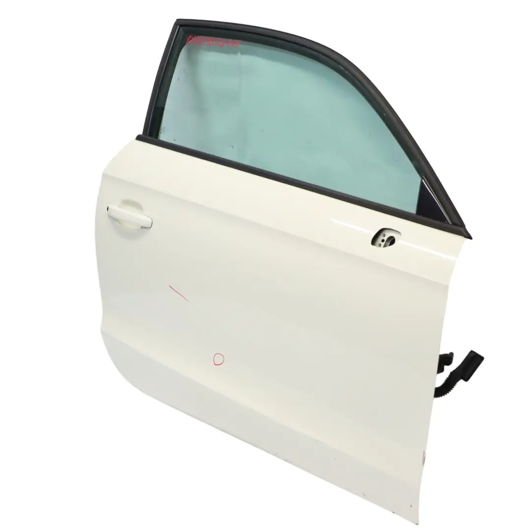 Audi A1 8X Hatchback Door Front Right O/S Covering Panel Amalfi White - Y9K