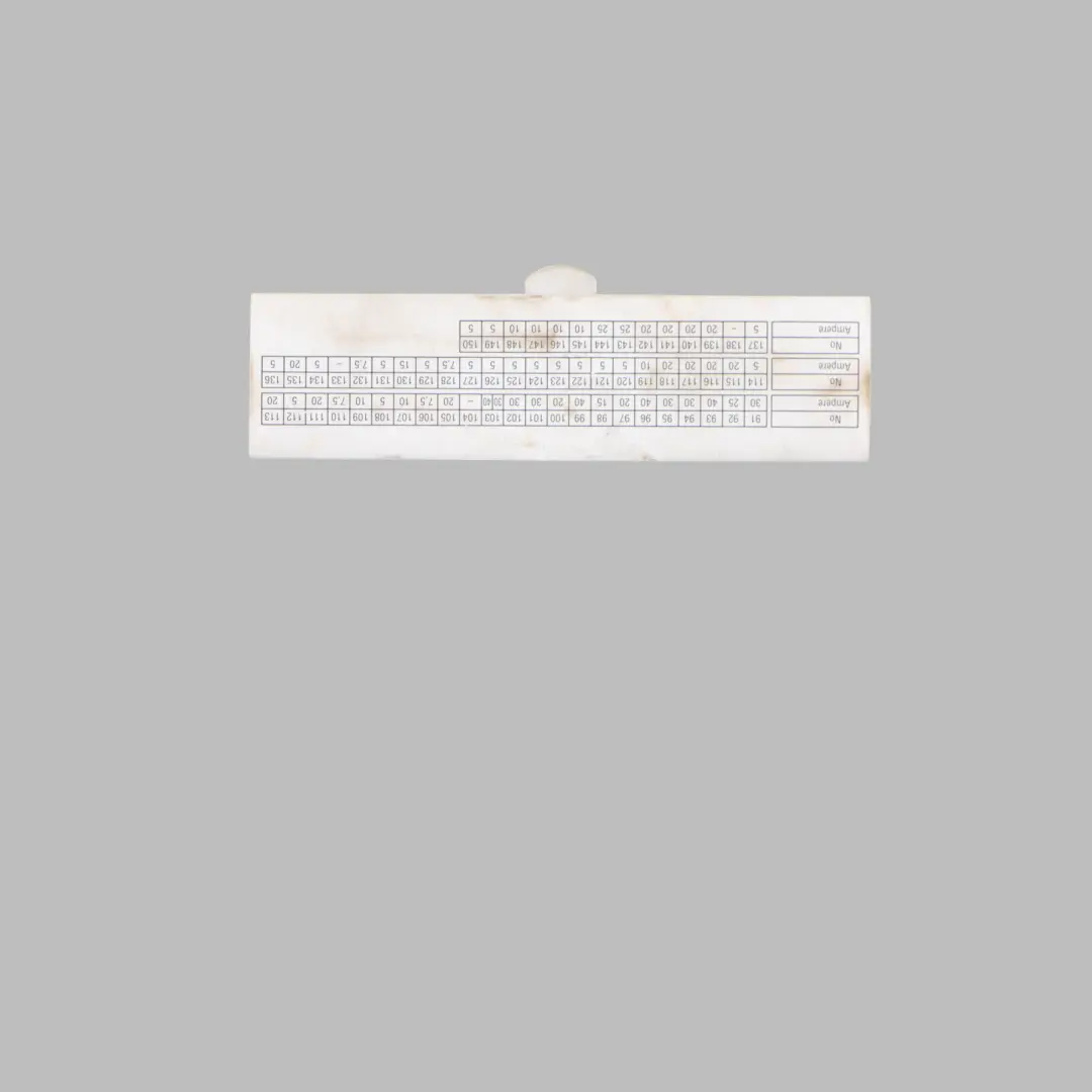 BMW X5 E70 X6 E71 X6 E72 Map Fuse Box Grouping Diagram Card 9177784