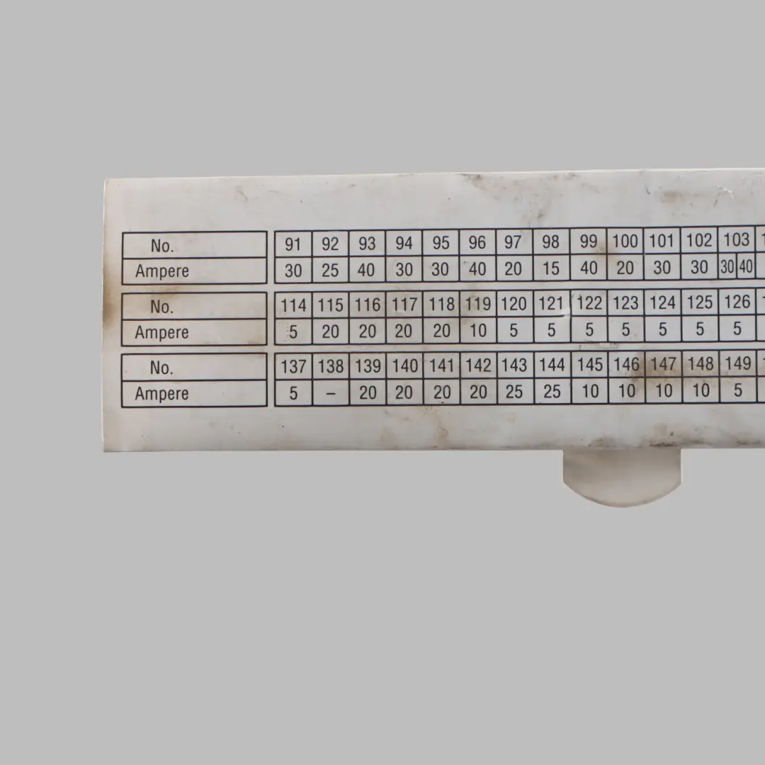 BMW X5 E70 X6 E71 X6 E72 Map Fuse Box Grouping Diagram Card 9177784