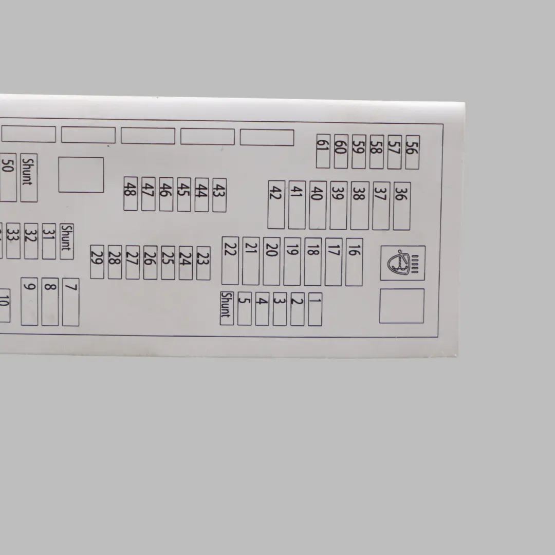 Map Fuse Box BMW F25 F26 Grouping Diagram Card 9192480