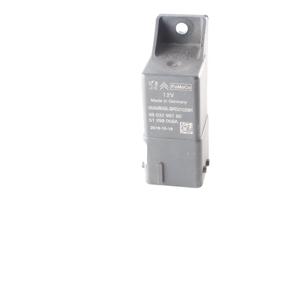 Citroen Peugeot Ford Glow Plug Relay Module 51299058A 9803299780