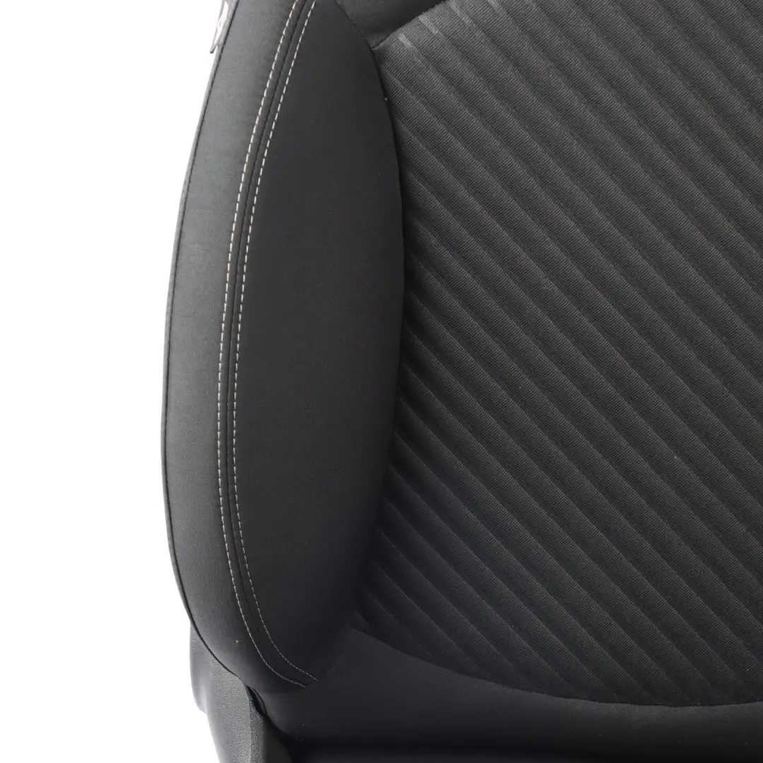 MINI R60 Countryman Sport Seat Front Left N/S Cloth Fabric Diagonal Track Grey