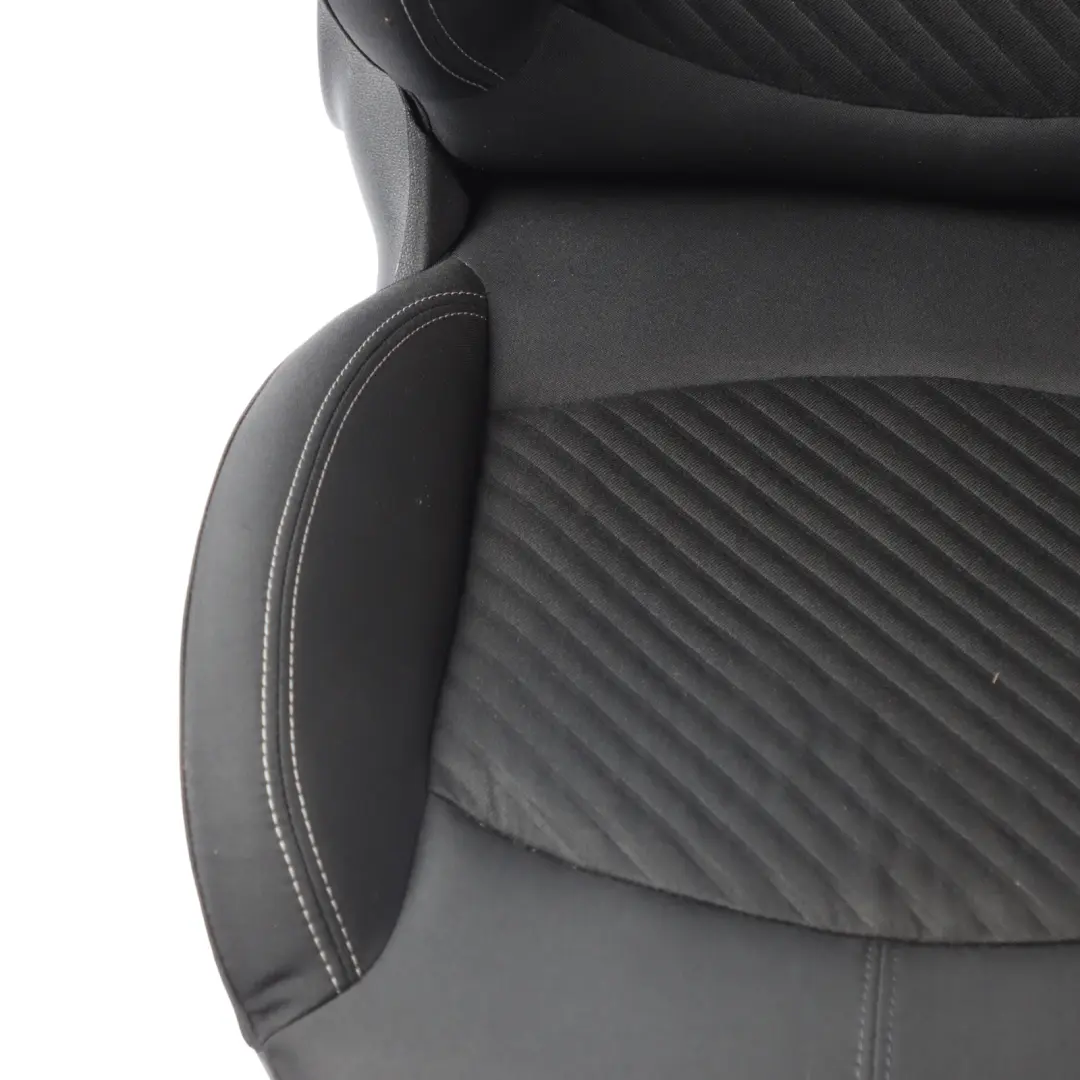 MINI R60 Countryman Sport Seat Front Left N/S Cloth Fabric Diagonal Track Grey