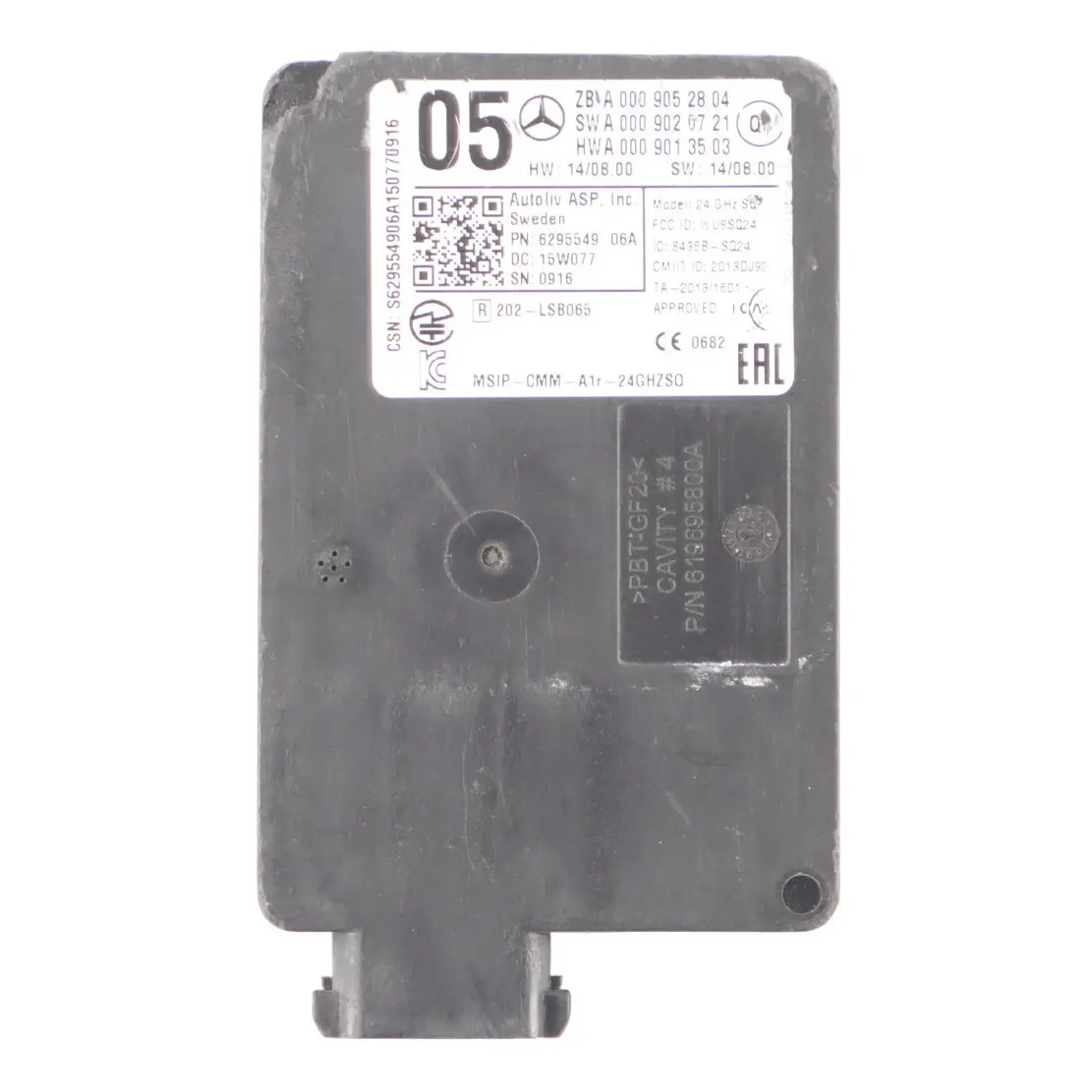 Radar Sensor Mercedes W176 W207 W246 Front Control Unit Module A0009052804