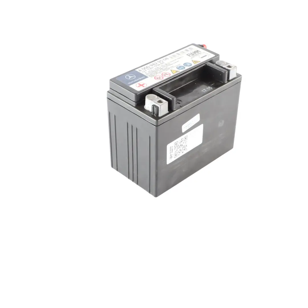 Mercedes W205 W213 10Ah 170A Auxiliary Additional Generator Battery A0009829508
