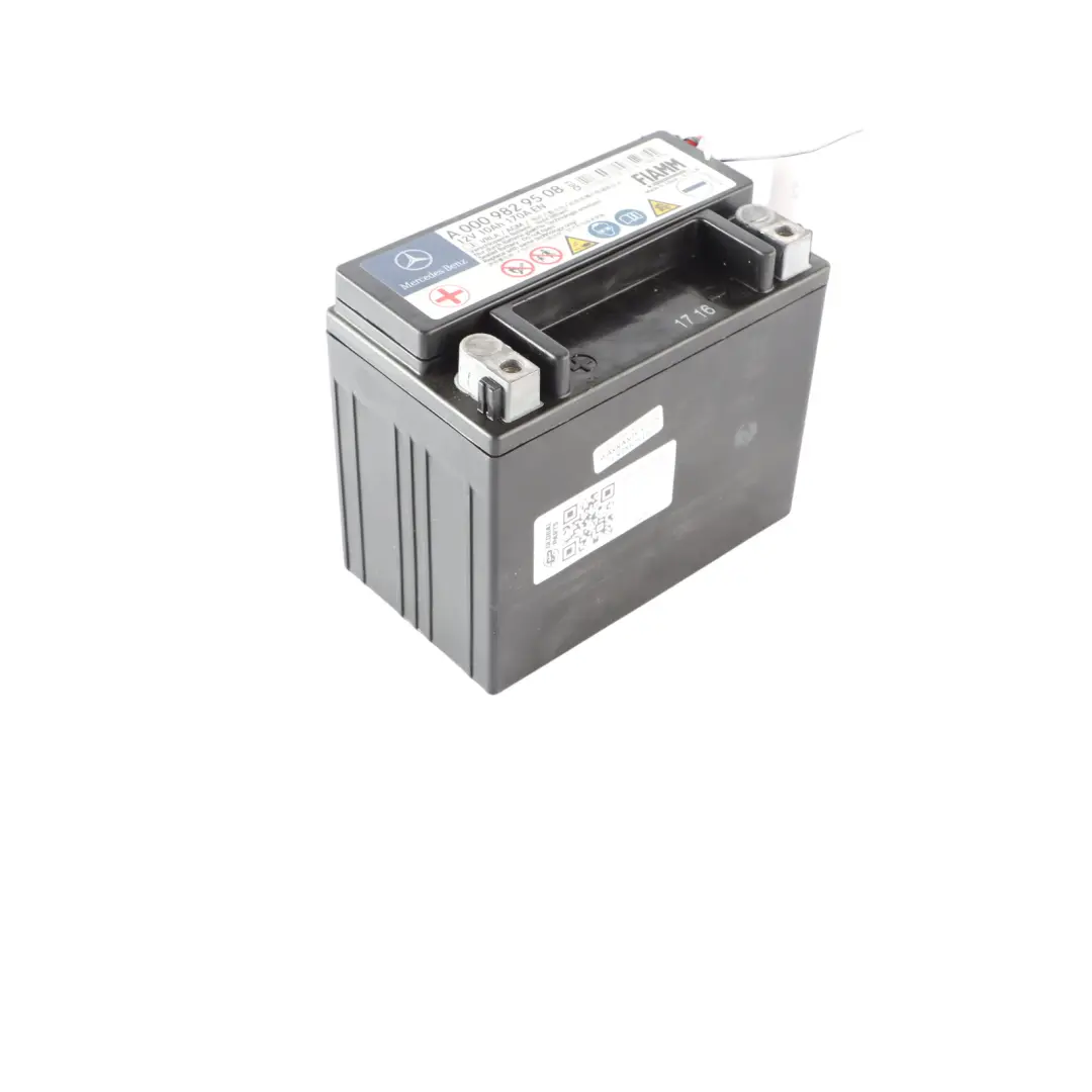 Mercedes W205 W213 10Ah 170A Auxiliary Additional Generator Battery A0009829508