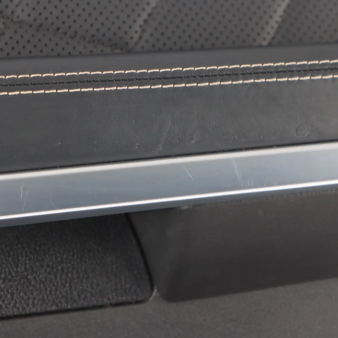 Mercedes GL X166 Rear Door Card Trim Panel Cover Right O/S Black Leather