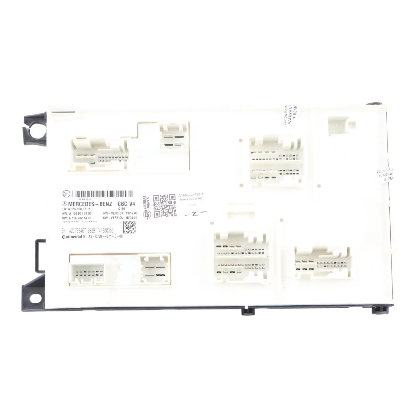 Mercedes W166 W292 Sam Control Module Fuse Box Unit A1669001716