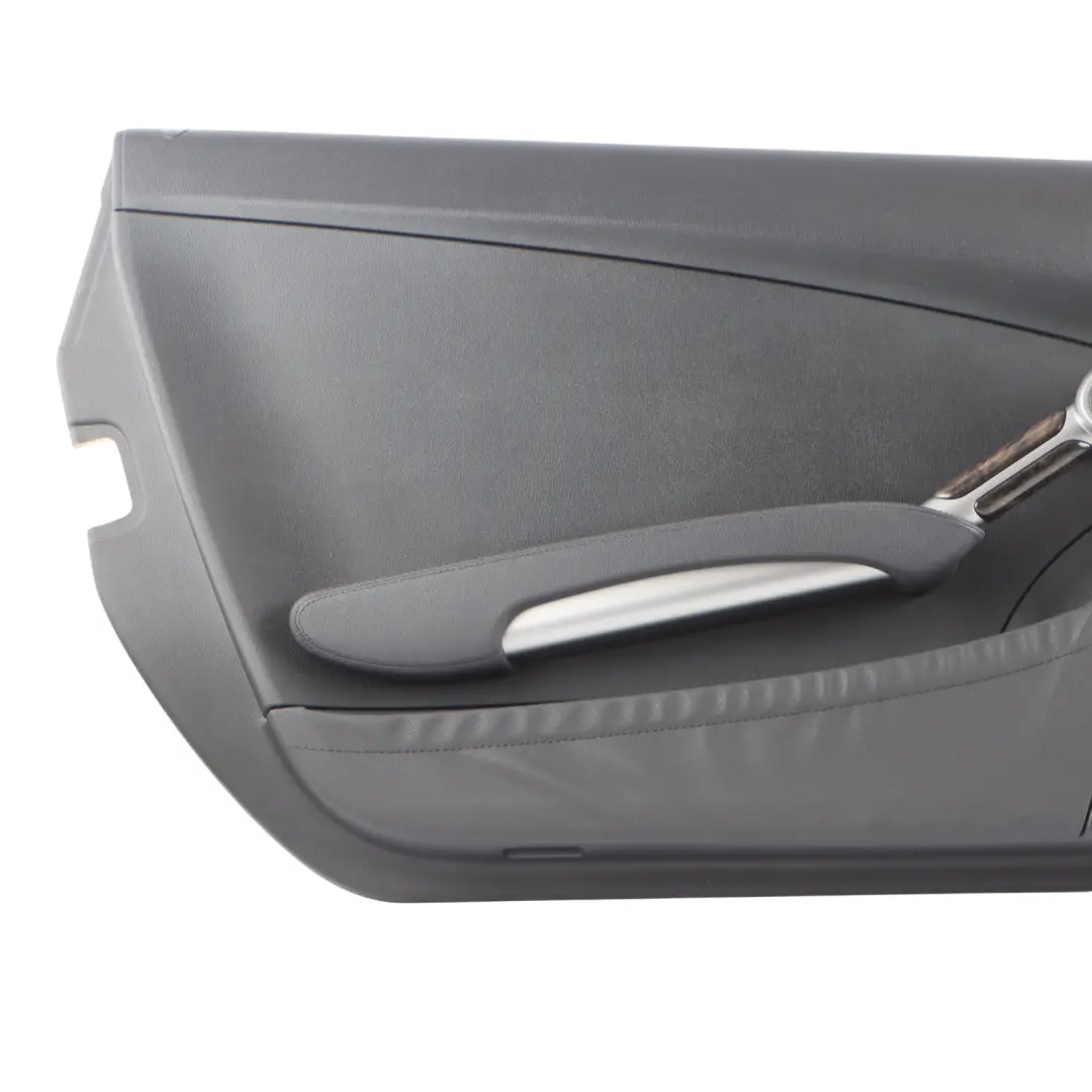 Mercedes SLK R171 Door Card Front Left N/S Black Leather Thread