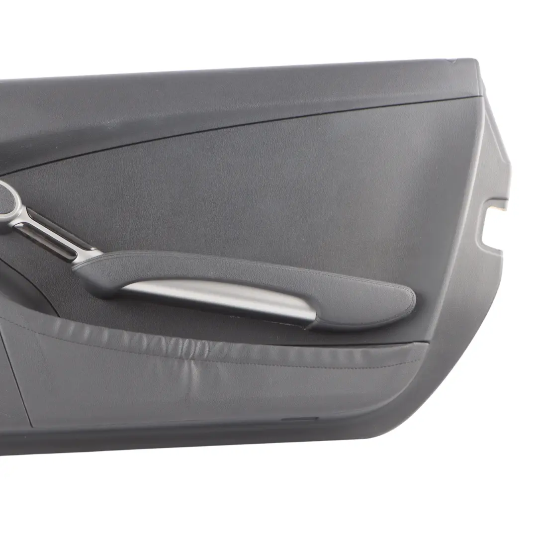 Door Card Mercedes SLK R171 Convertible Front Right O/S Black Leather Thread