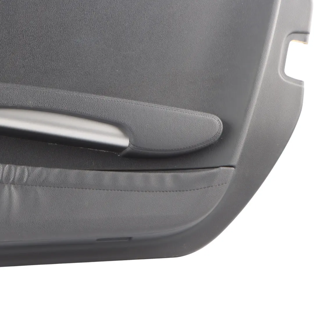 Door Card Mercedes SLK R171 Convertible Front Right O/S Black Leather Thread