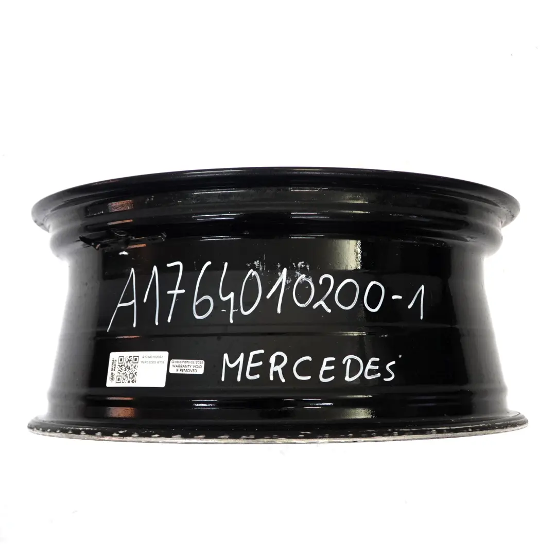 Mercedes W176 W246 AMG Llanta de aleación negra 18" ET:52 7.5J A1764010200