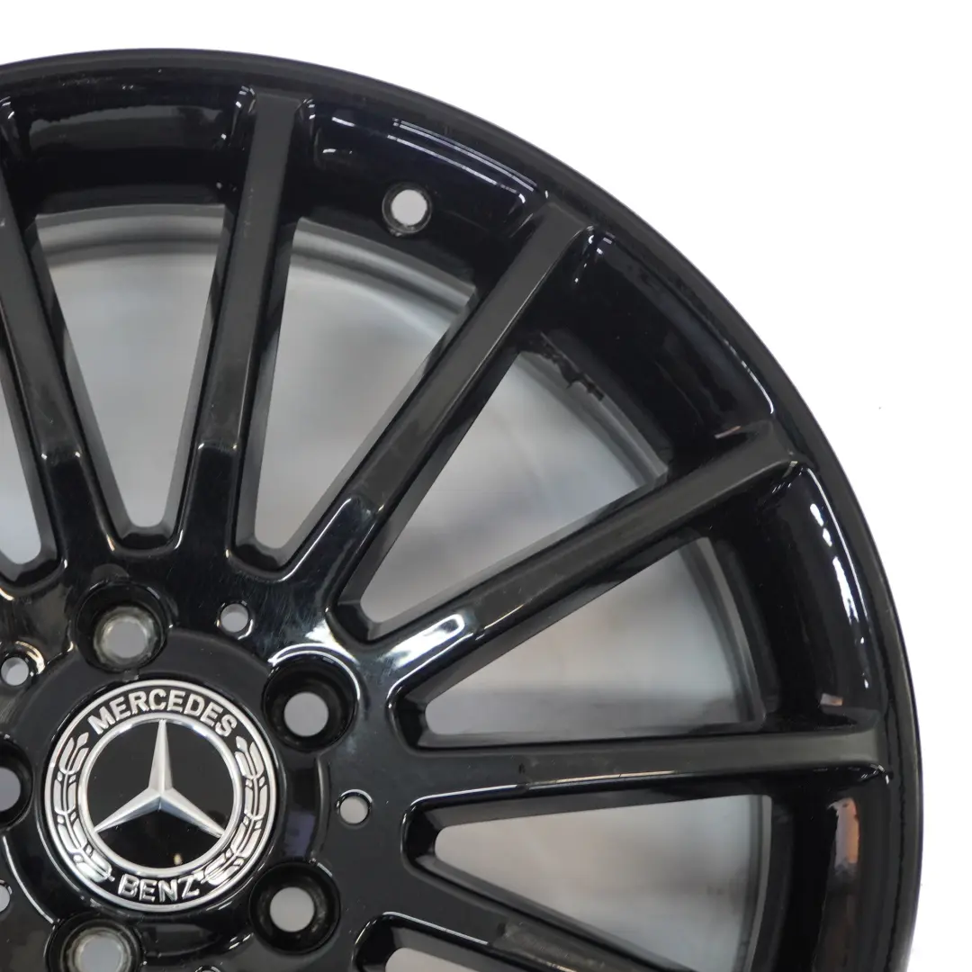 Mercedes W176 W246 AMG Llanta de aleación negra 18" ET:52 7.5J A1764010200