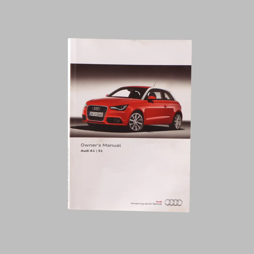 Audi A1 8X Owner's Handbook Book Manual Instructions Guide Booklet Set Kit