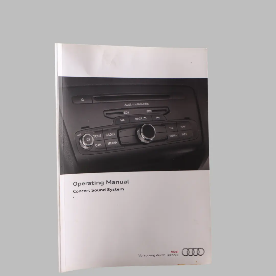 Audi A1 8X Owner's Handbook Book Manual Instructions Guide Booklet Set Kit