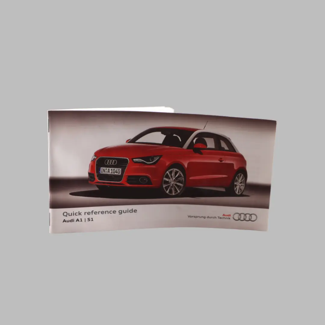 Audi A1 8X Owner's Handbook Book Manual Instructions Guide Booklet Set Kit