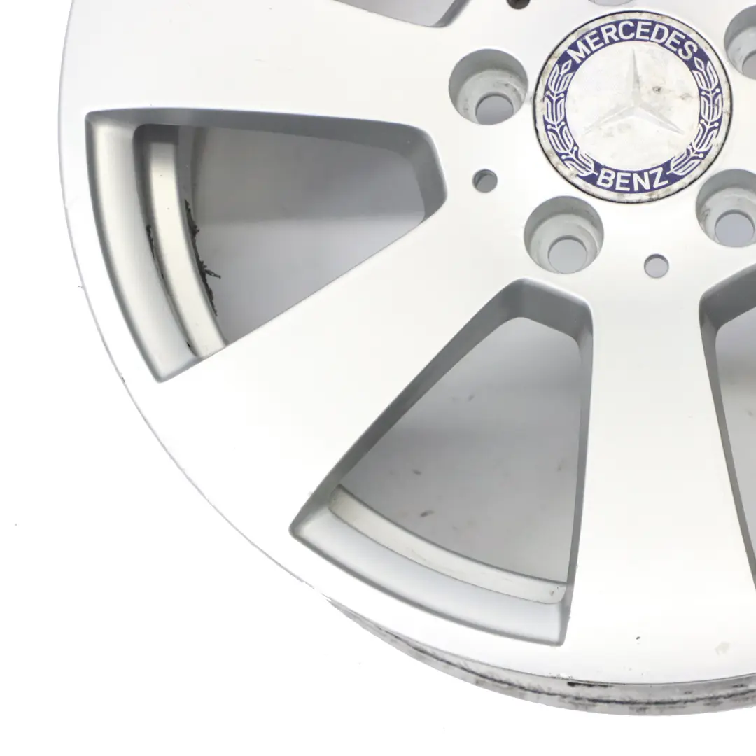 Mercedes W204 Silver 7 Hole Alloy Wheel Rim 16" ET:43 7J A2044011102