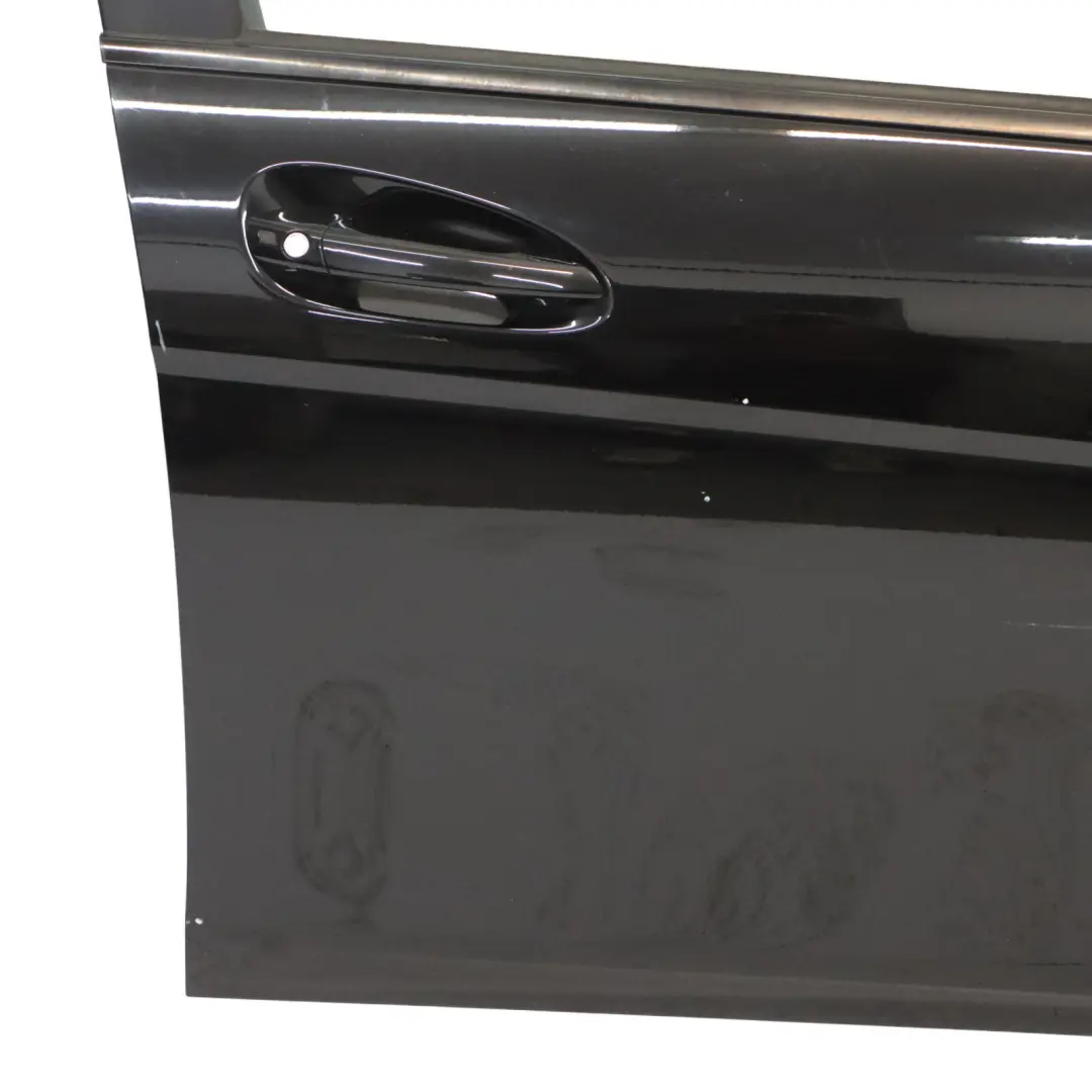 Mercedes W204 Door Front Right O/S Covering Obsidian Black Metallic - 197