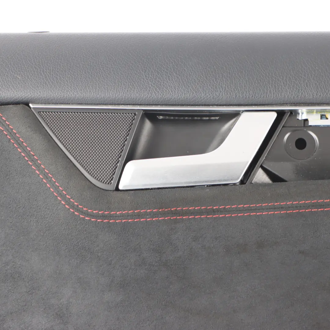 Mercedes C204 Door Card Panel Rear Left N/S Trim Cover Black Alcantara