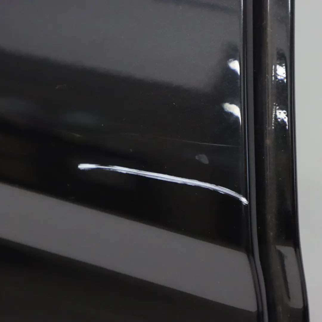 Mercedes S204 Estate Door Rear Right O/S Covering Obsidian Black Metallic - 197