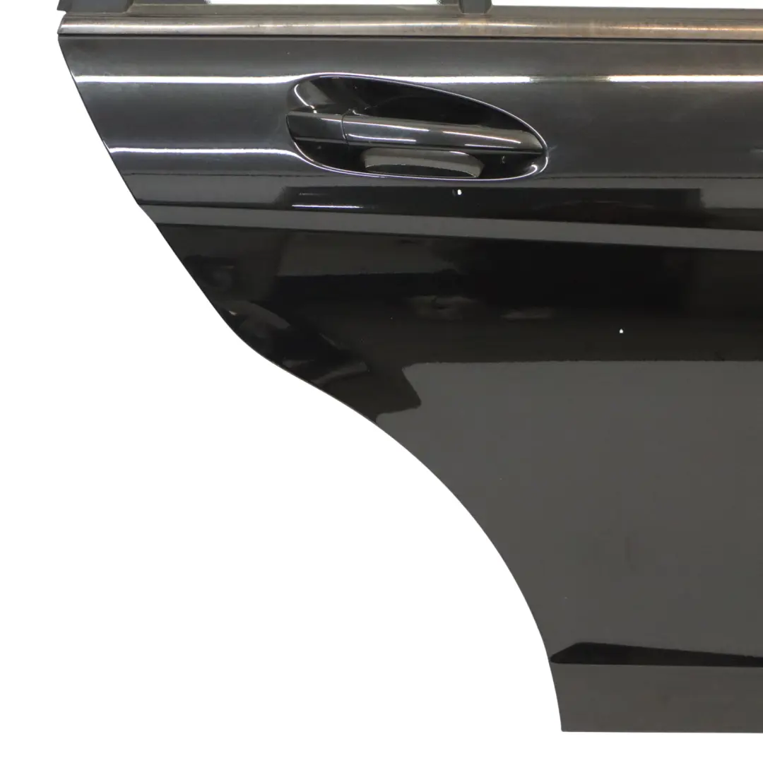 Mercedes S204 Estate Door Rear Right O/S Covering Obsidian Black Metallic - 197