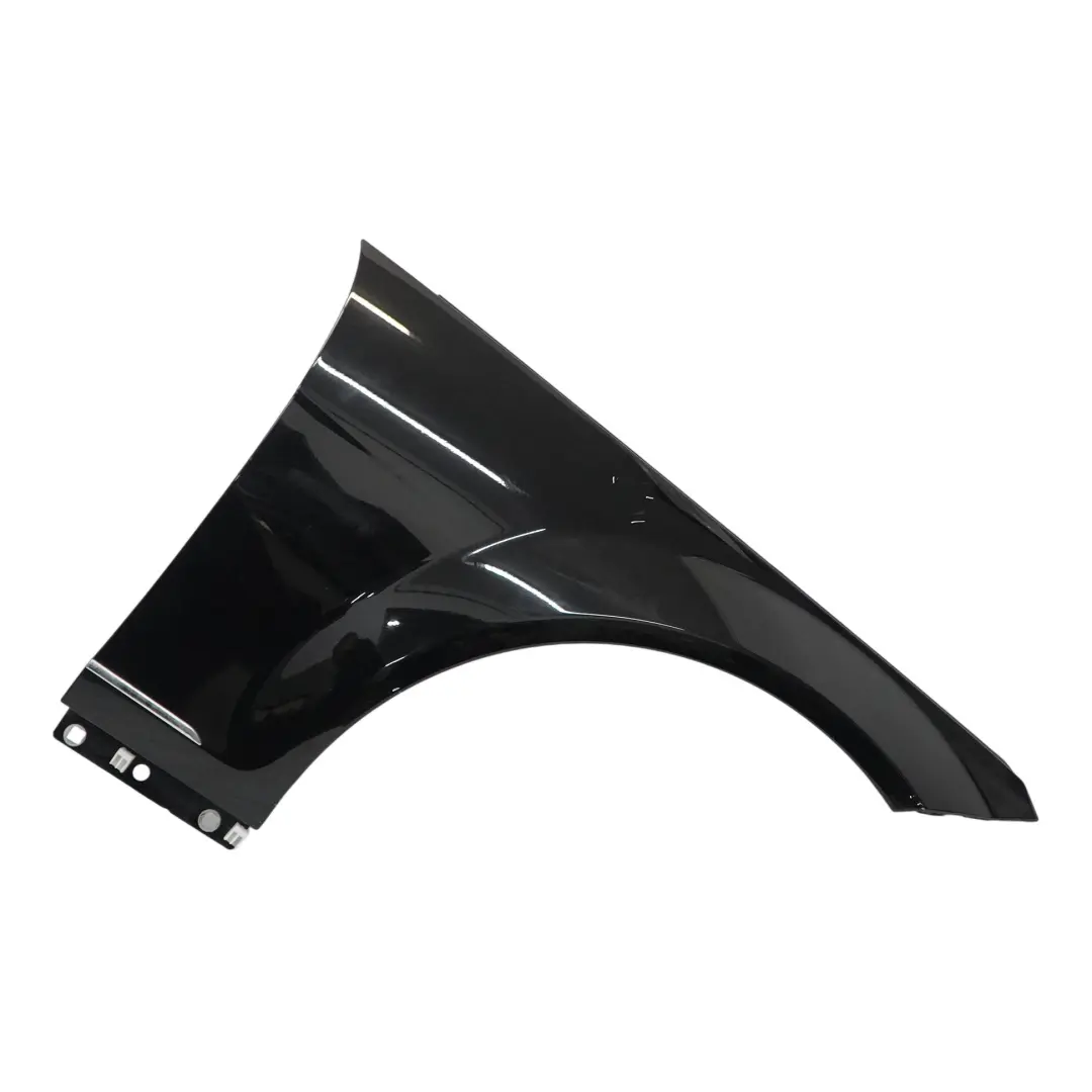 Mercedes W204 Side Panel Wing Front Right O/S Fender Obsidian Black - 197